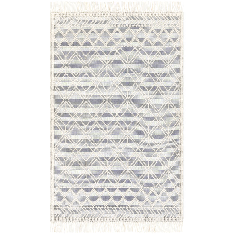 Foundry Select Surya Handmade Flatweave Wool Ivory Rug Wayfair